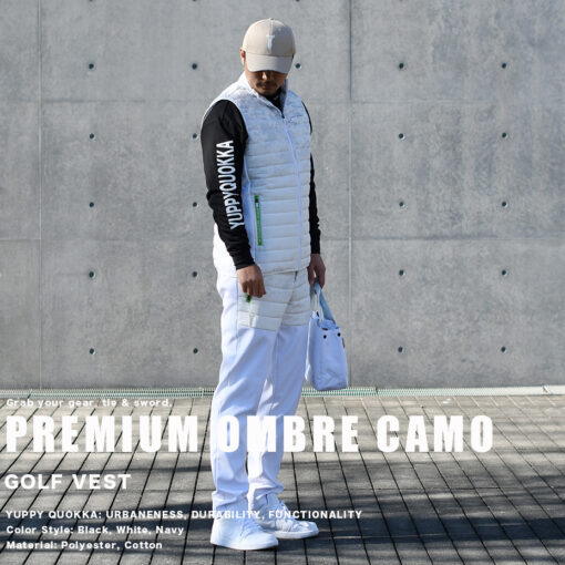 PREMUIM OMBRE CAMO GOLF VEST - Image 3