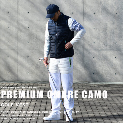 PREMUIM OMBRE CAMO GOLF VEST - Image 6