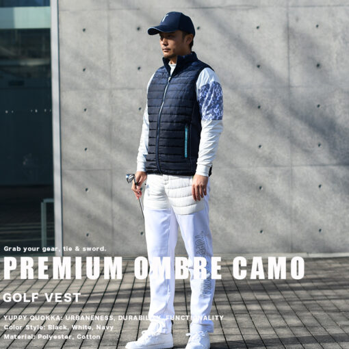 PREMUIM OMBRE CAMO GOLF VEST - Image 7