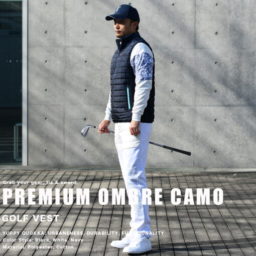 PREMUIM OMBRE CAMO GOLF VEST - Image 8