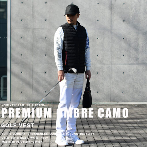 PREMUIM OMBRE CAMO GOLF VEST - Image 10