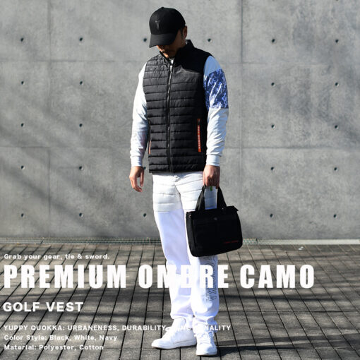 PREMUIM OMBRE CAMO GOLF VEST - Image 13